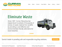 Tablet Screenshot of curranrecycling.com